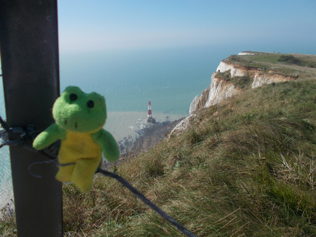 Freddie Frog at Beachy Head