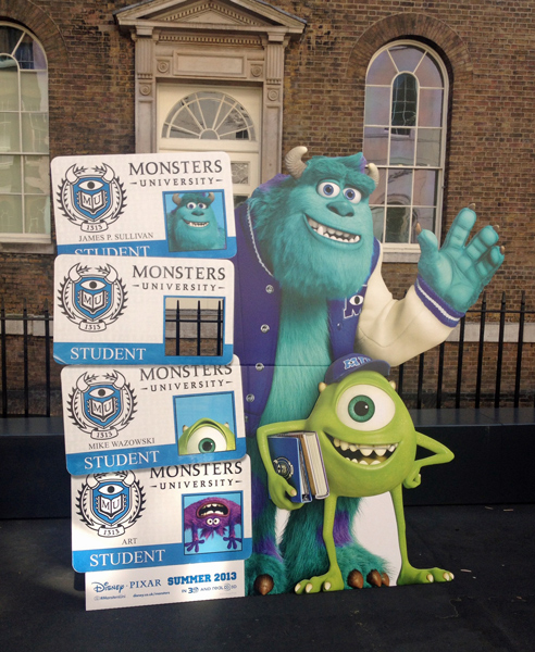 Monsters University students at Kings College London