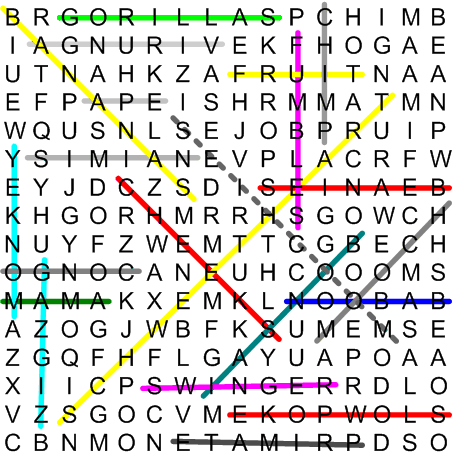 word search answer grid
