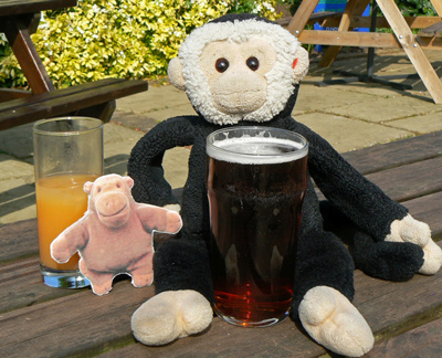 Mooch goes to the pub with a friend