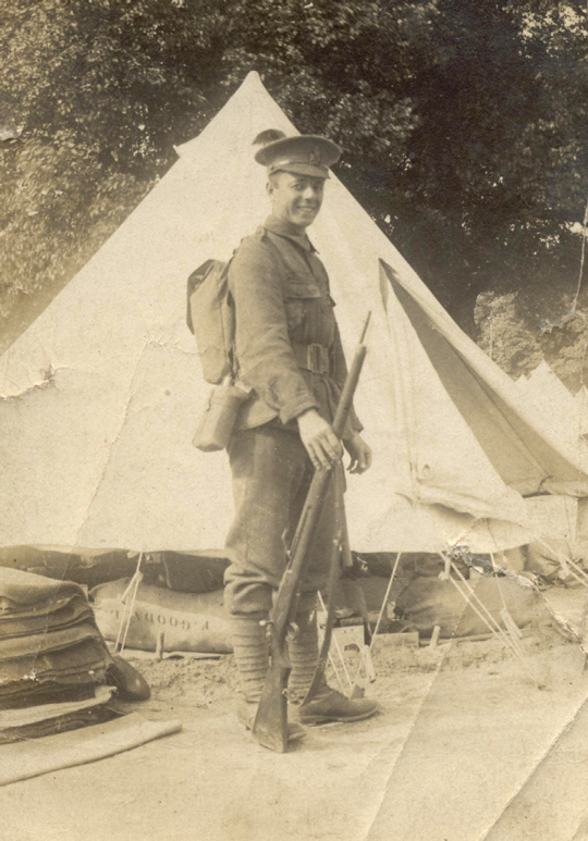 Bob's Dad at Saffron Walden (c1916)