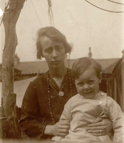 Bob with his Mum