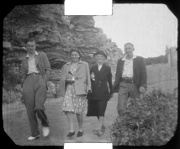Dennis, Una, aunt Mabel and Harold. Isle of Wight, 1947.