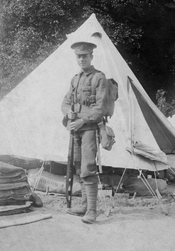 Lewis Jones at Saffron Walden during WW1.