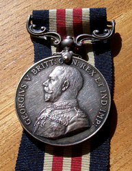 Lewis Jones' Military Medal.