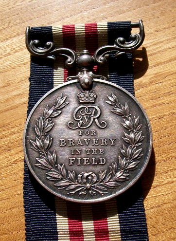 Lewis Jones' WW1 Military Medal.