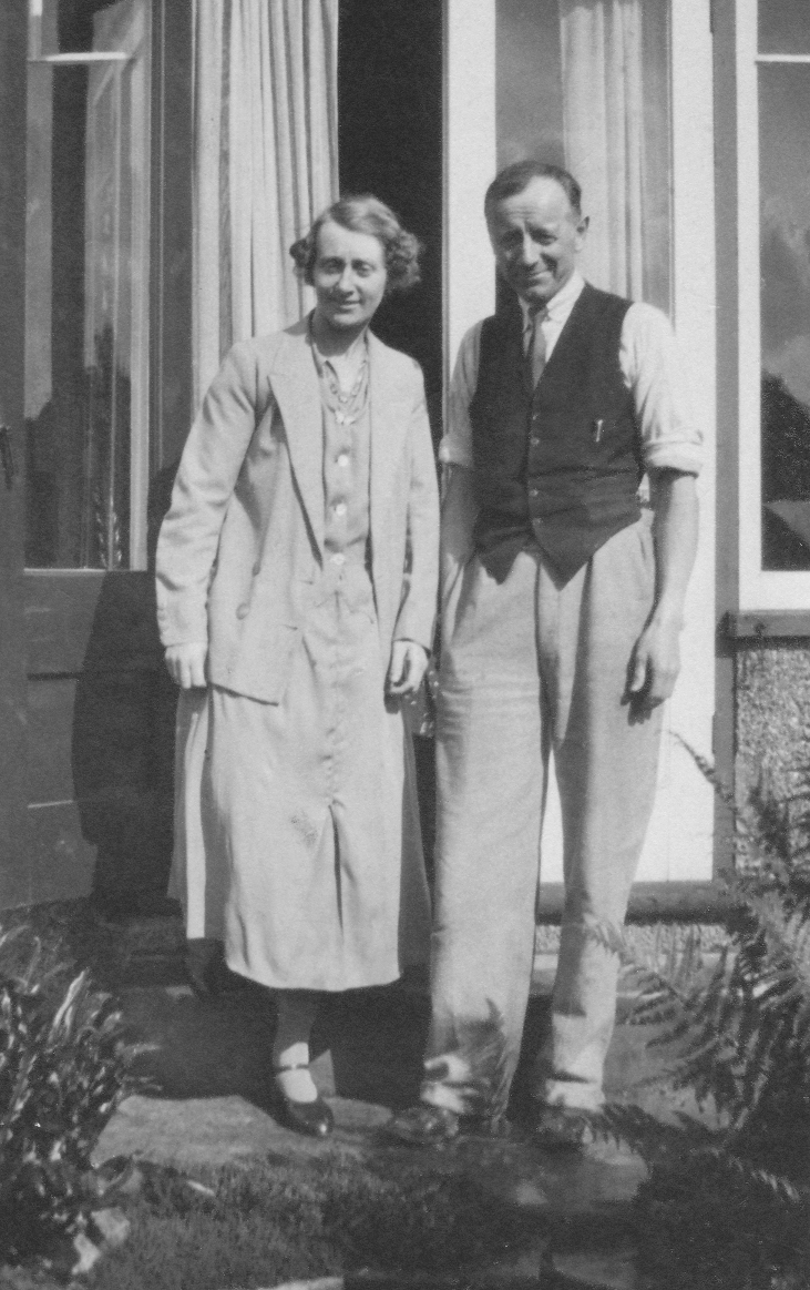 Annie and Lewis Jones c1934, at 74 Bushey Mill Crescent.
