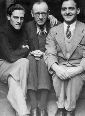 Roy Passano, Lewis Jones and ANO, artists at the Silver Studios in the 1930s.