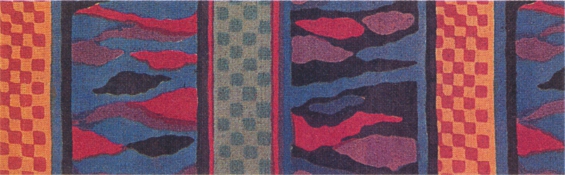 Example of fabric design by Lewis Jones for Silver Studio.