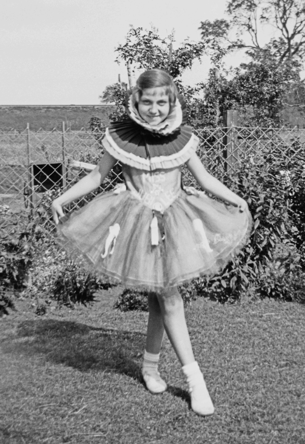 Una in her 1935 'Miss Jubilee' costume.