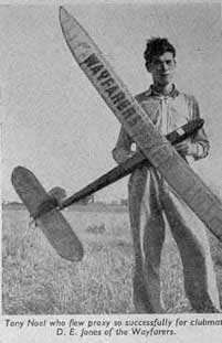 Tony Noel with sailplane