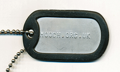 Mooch monkey dogtag: mooch.org.uk