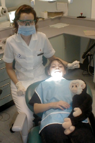 One Friday he had to take Annie to the dentist.