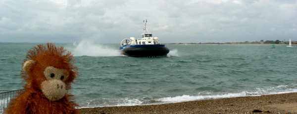 Zig-Zag awaits the arrival of a Hovertravel hovercraft from the Isle of Wight