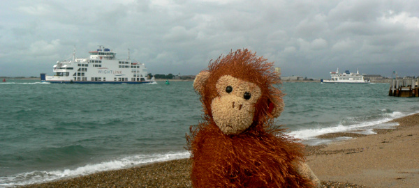 Zig-Zag watches the Isle of Wight car ferries from Portsmouth