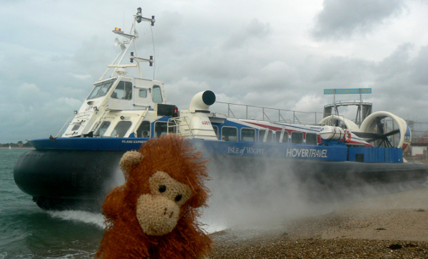 Zig-Zag gets his hair washed and blown dry by a hovercraft!