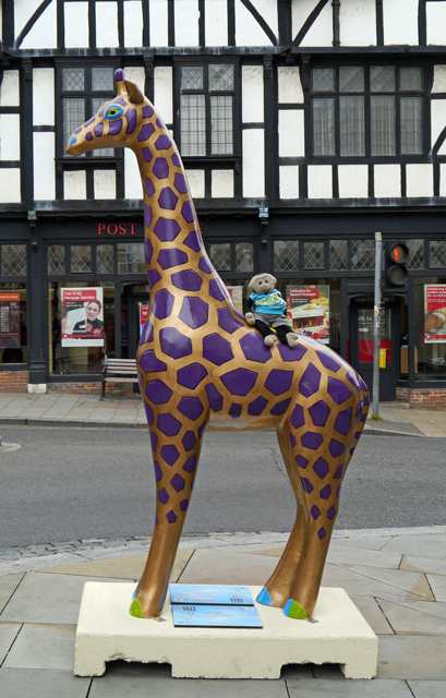 Mooch monkey at Stand Tall for Giraffes in Colchester 2013 - 3 Precious