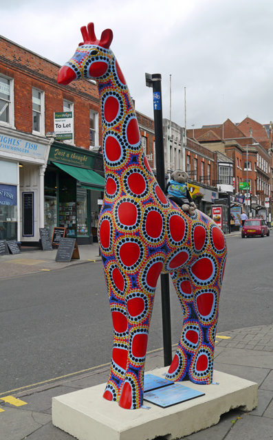 Mooch monkey at Stand Tall for Giraffes in Colchester 2013 - 8 Dot