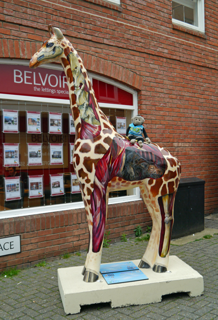 Mooch monkey at Stand Tall for Giraffes in Colchester 2013 - 9 Womb with a view