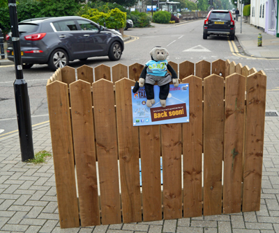 Mooch monkey at Stand Tall for Giraffes in Colchester 2013 - Gone to the vets