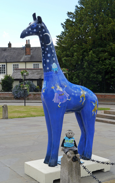 Mooch monkey at Stand Tall for Giraffes in Colchester 2013 - 17 Nursery Rhyme