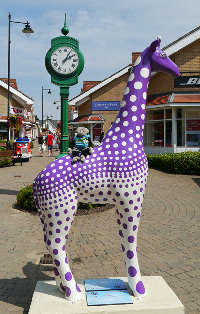 Mooch monkey at Stand Tall for Giraffes in Colchester 2013 - 25 Polka Dotty