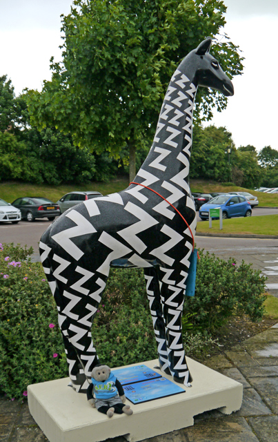 Mooch monkey at Stand Tall for Giraffes in Colchester 2013 - 27 Five Winks