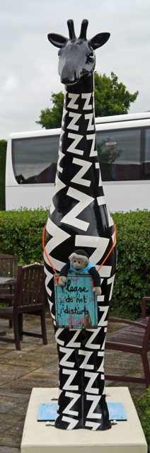 Mooch monkey at Stand Tall for Giraffes in Colchester 2013 - 27 Five Winks