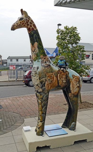 Mooch monkey at Stand Tall for Giraffes in Colchester 2013 - 28 Big Catrina