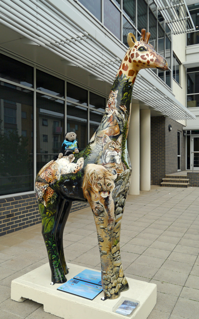 Mooch monkey at Stand Tall for Giraffes in Colchester 2013 - 28 Big Catrina