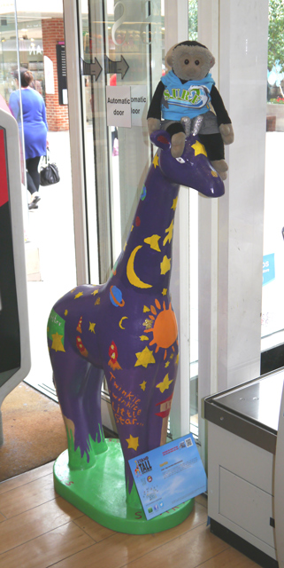 Mooch monkey at Stand Tall for Giraffes in Colchester 2013 - 48 Sparkle