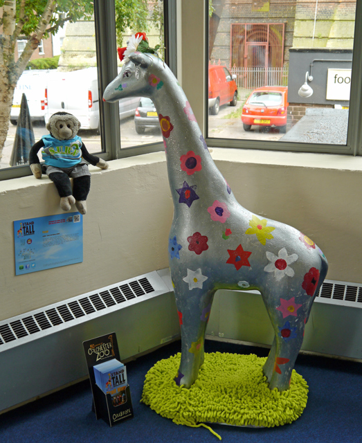 Mooch monkey at Stand Tall for Giraffes in Colchester 2013 - 65 Petal