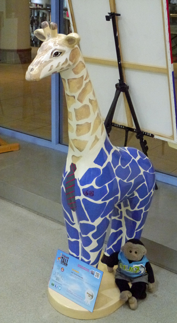 Mooch monkey at Stand Tall for Giraffes in Colchester 2013 - 94 Gershwin