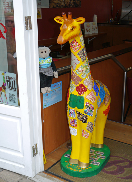 Mooch monkey at Stand Tall for Giraffes in Colchester 2013 - 106 Era