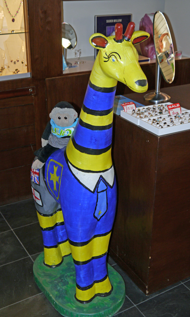 Mooch monkey at Stand Tall for Giraffes in Colchester 2013 - 107 Lofty WHX J-raffe