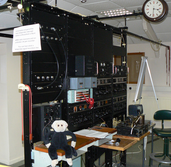 A receiver used at Knockholt for Lorenz teleprinter messages.