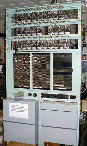 A Tunny machine used to help decode Lorenz teleprinter messages.
