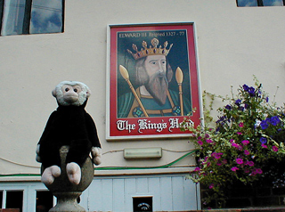 Mooch monkey at Kingshead, Woodbridge, Suffolk