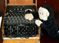 Enigma, Bombes and Colossus at Bletchley Park.