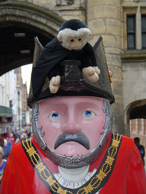 Baron Mayor of Lincoln - Lincoln Barons Charter Trails 2015 - Mooch monkey