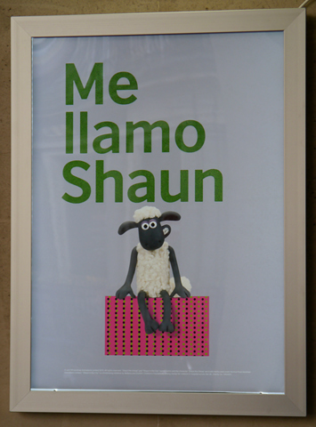 poster near Me llamo Shaun - Shaun in the City, London 2015 - Mooch monkey