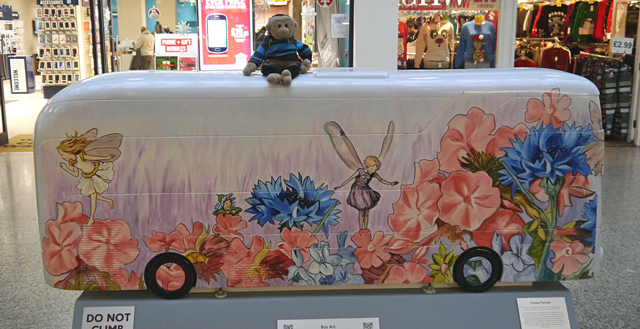 Mooch monkey at Year of the Bus London 2014 - C05 Flower Fairies