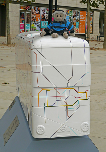 Mooch monkey at Year of the Bus London 2014 - Q03 Journey to Anywhere