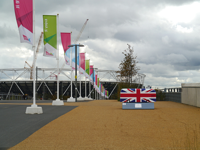 Mooch monkey at Year of the Bus London 2014 - Q07 Union Jack