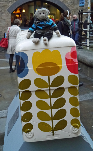 Mooch monkey at Year of the Bus London 2014 - R03 Orla Kiely