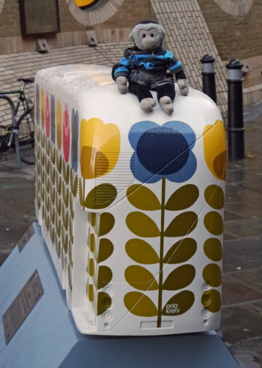 Mooch monkey at Year of the Bus London 2014 - R03 Orla Kiely