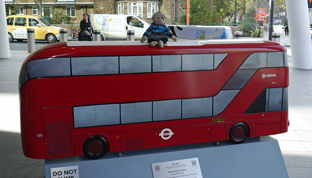 Mooch monkey at Year of the Bus London 2014 - R06 New Routemaster