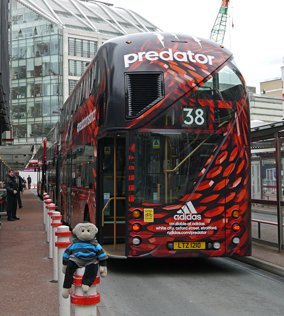 Mooch monkey at Year of the Bus London 2014 - R06 New Routemaster