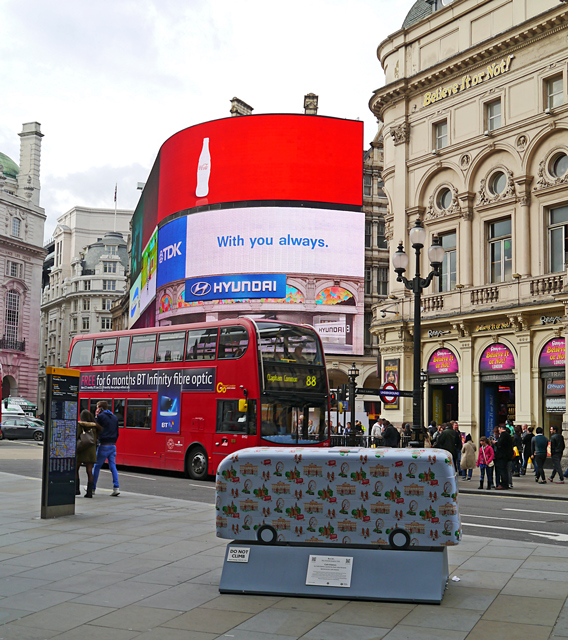 Mooch monkey at Year of the Bus London 2014 - W07 Cath Kidston (London Scene)