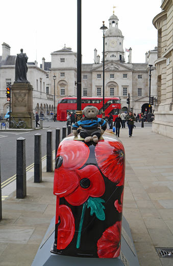 Mooch monkey at Year of the Bus London 2014 - W10 Lest We Forget